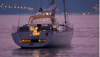SERENDIPITY II -  At Anchor in the Mediterranean